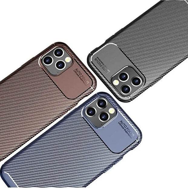 iPhone 12 Pro Uyumlu Negro Karbon Tasarımlı Kılıf - EtyCase Premium Cep Telefonu Kılıfları