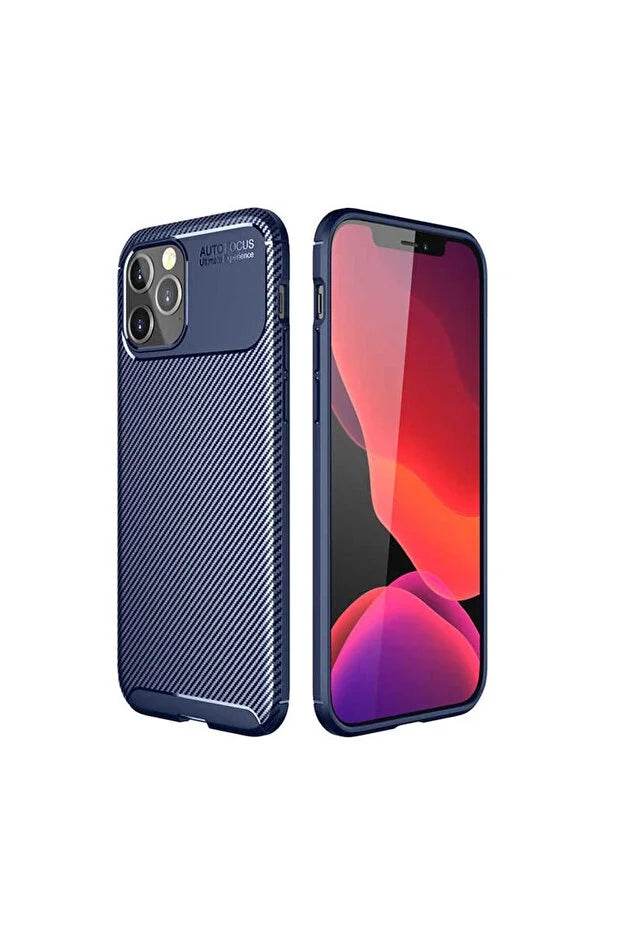 iPhone 12 Pro Uyumlu Negro Karbon Tasarımlı Kılıf - EtyCase Premium Cep Telefonu Kılıfları