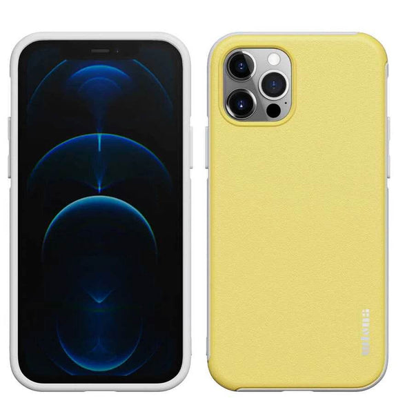 Apple iPhone 12 Pro Wlons Hill Kılıf Sarı - EtyCase Premium Cep Telefonu Kılıfları