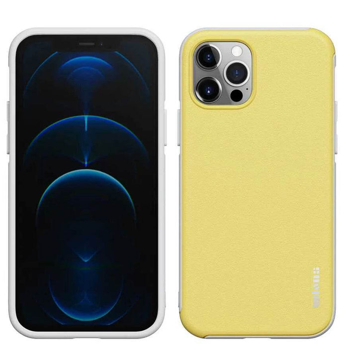 Apple iPhone 12 Pro Wlons Hill Kılıf Sarı - EtyCase Premium Cep Telefonu Kılıfları
