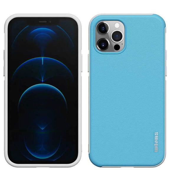 Apple iPhone 12 Pro Wlons Hill Kılıf Mavi - EtyCase Premium Cep Telefonu Kılıfları