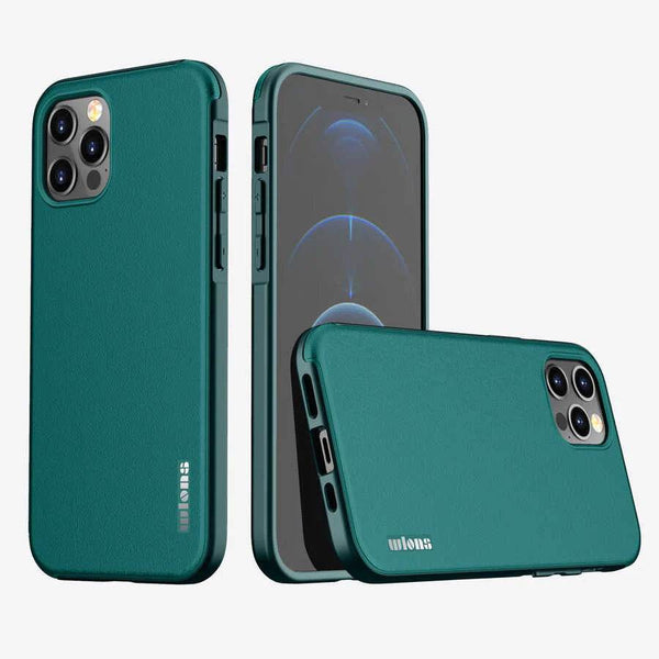Apple iPhone 12 Pro Wlons Hill Kılıf Su Yeşili - EtyCase Premium Cep Telefonu Kılıfları