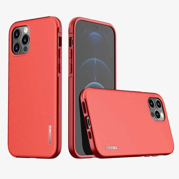 Apple iPhone 12 Pro Wlons Hill Kılıf Kırmızı - EtyCase Premium Cep Telefonu Kılıfları