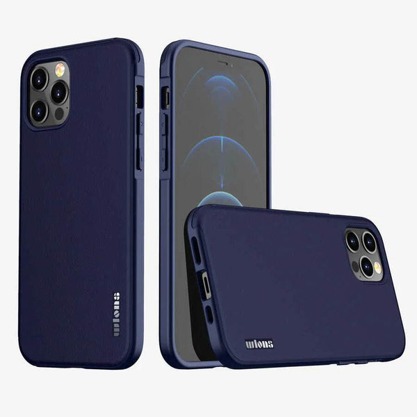 Apple iPhone 12 Pro Wlons Hill Kılıf Lacivert - EtyCase Premium Cep Telefonu Kılıfları