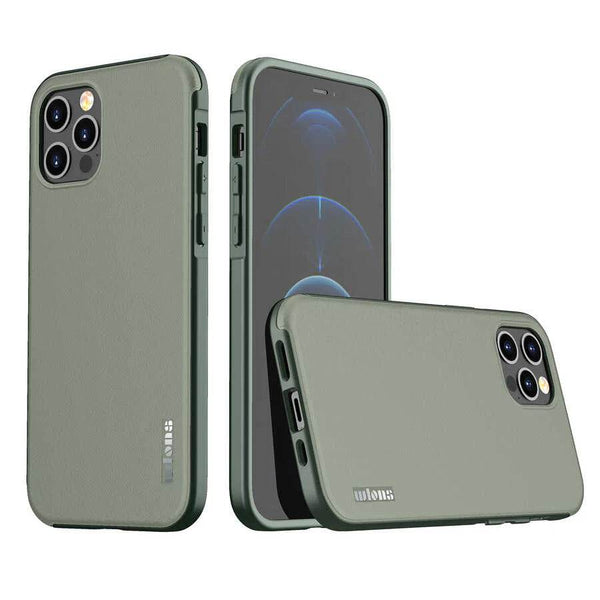Apple iPhone 12 Pro Wlons Hill Kılıf Haki Yeşil - EtyCase Premium Cep Telefonu Kılıfları