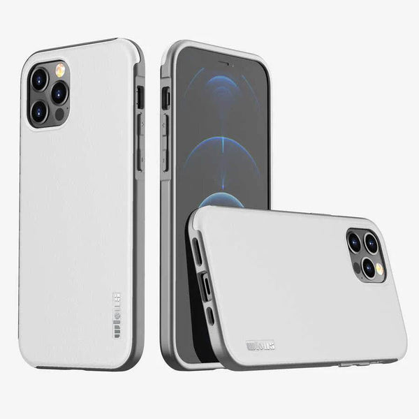 Apple iPhone 12 Pro Wlons Hill Kılıf Beyaz - EtyCase Premium Cep Telefonu Kılıfları
