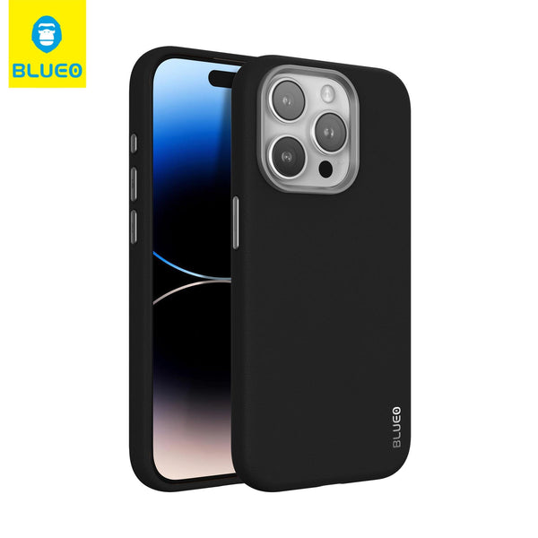 iPhone 14 Pro PU Deri MagSafe Özellikli Metal Kamera Korumalı Kılıf