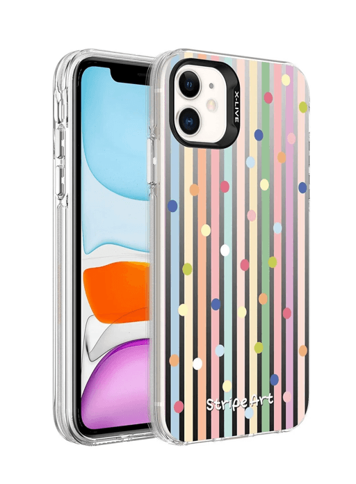 Apple iPhone 12 uyumlu Desenli Silvert Kamera Korumalı Kılıf - EtyCase Premium Cep Telefonu Kılıfları