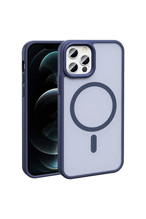 iPhone 12 Pro MagSafe Şarj Özellikli Mat Cep Telefonu Kılıfı - EtyCase Premium Cep Telefonu Kılıfları